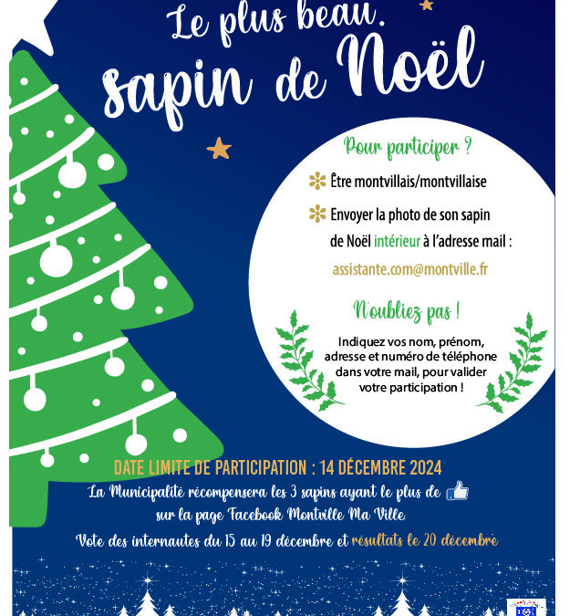 Concours du plus beau sapin de Noël