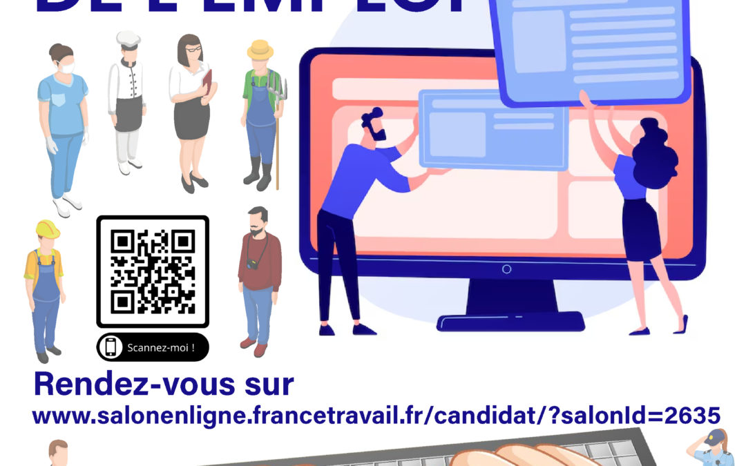 6e e-salon de l’emploi du 10 au 21 mars