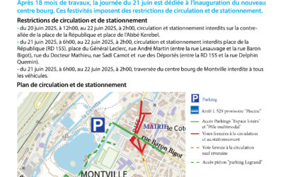 21 juin : restrictions de circulation et de stationnement