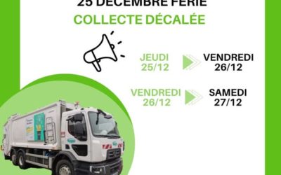 Collecte des déchets décalée