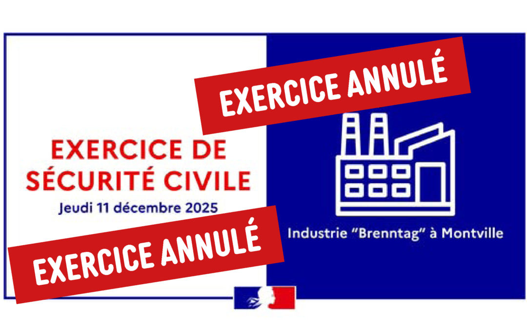 Exercice de sécurité civile annulé
