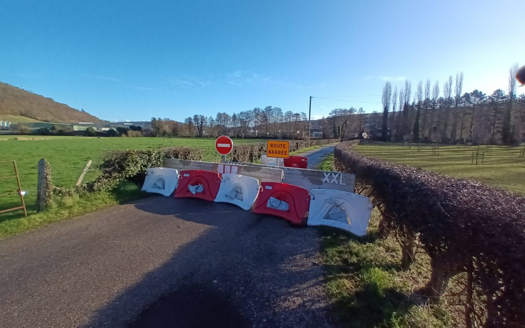 La rue des Rivières fermée à la circulation