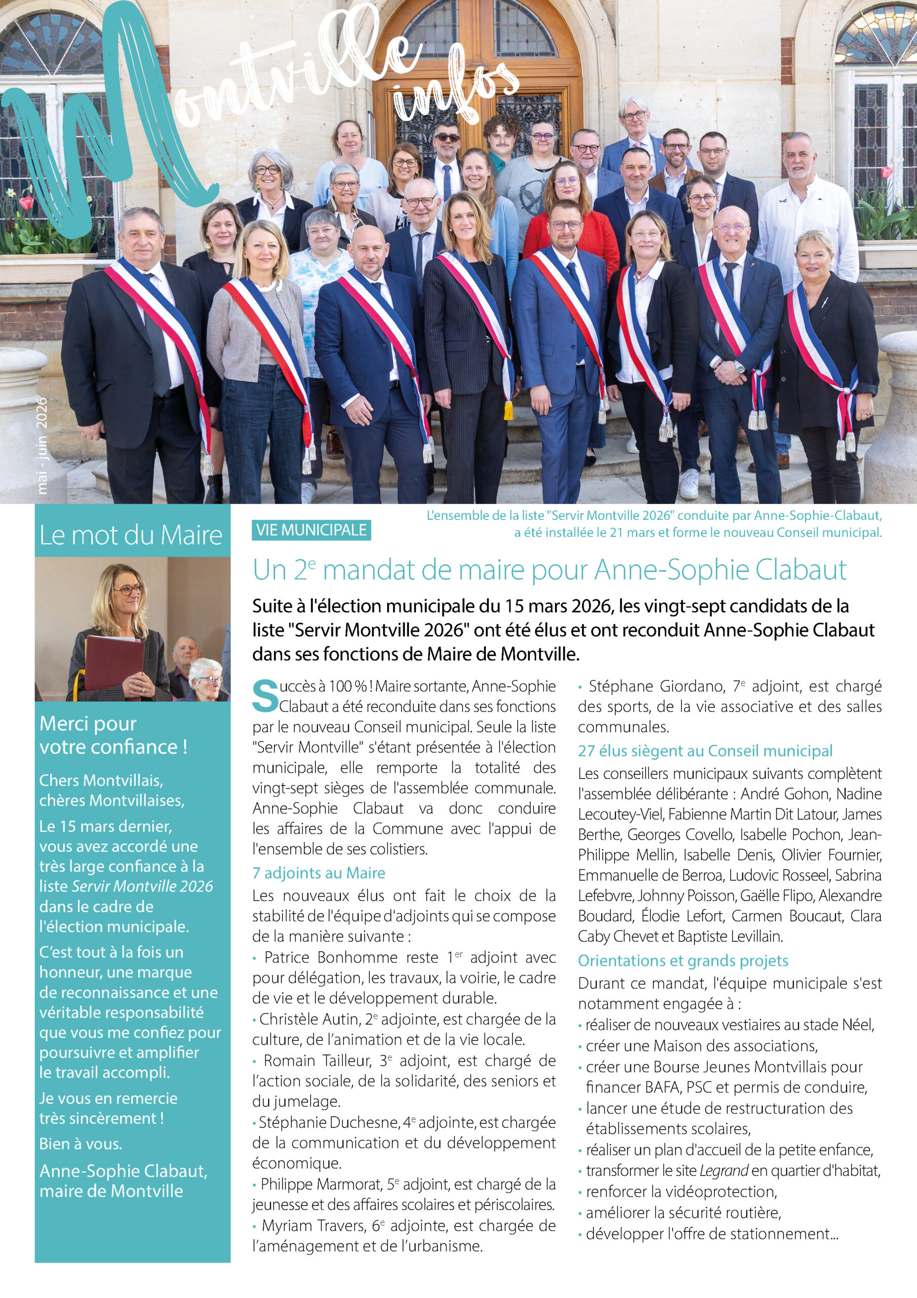 Montville infos mai - juin 2026 couv