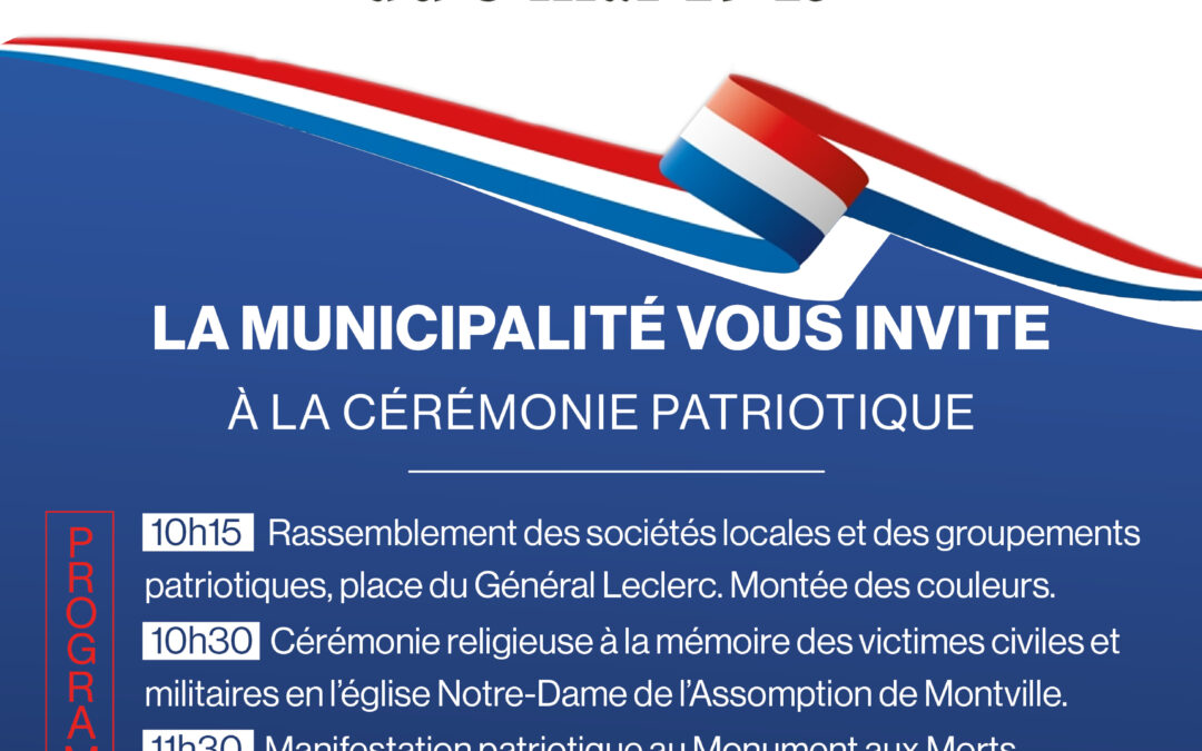 Programme de la commémoration du 8 mai 1945