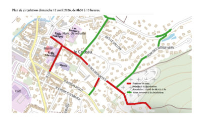 Restrictions de circulation pour le trail du MRC dimanche 12 avril