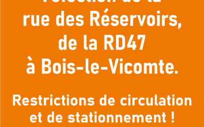 Réfection de la rue des Réservoirs