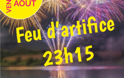 Marché nocturne et feu d&rsquo;artifice le 28 août