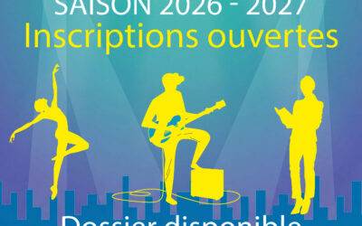 École des Arts : inscriptions ouvertes !