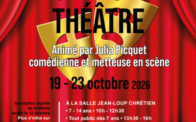 🎭 Stage de théâtre !